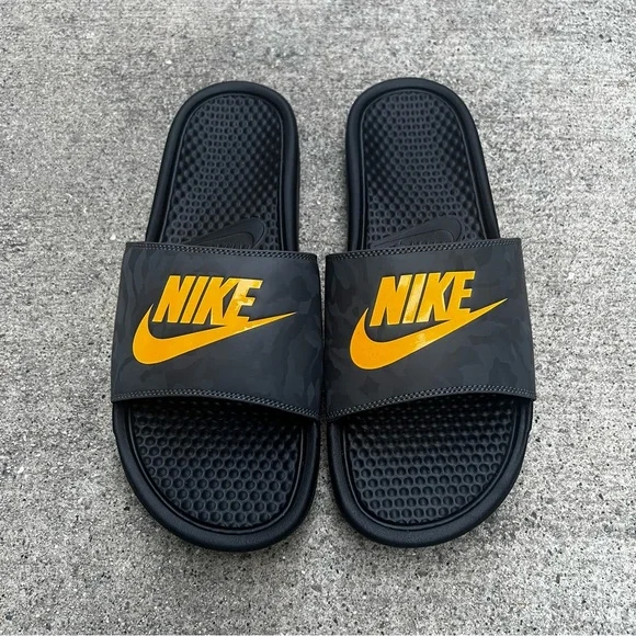 Nike | Shoes | Nike Benassi Slides Jdi Just Doit Black Laser  display picture 3